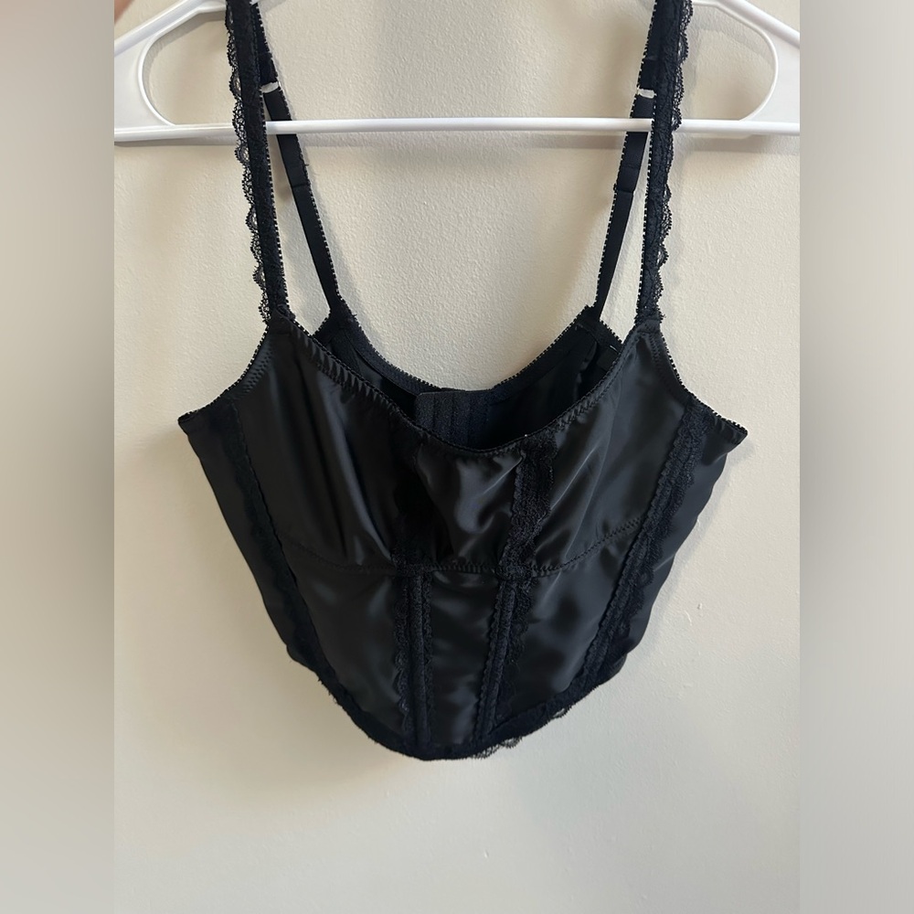 Pacsun Kendall & Kylie Black Corset Top